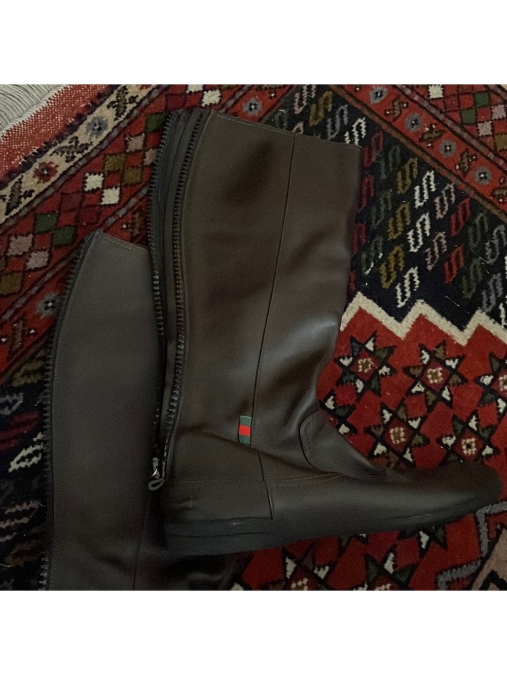 Gucci Leather Riding Boots - Picture 2 of 8